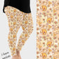RTS - Sunflower Honey Cats Leggings w/ Pockets