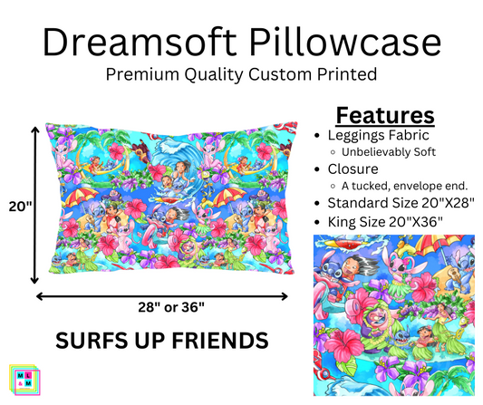 Surf's Up Friends Dreamsoft Pillowcase