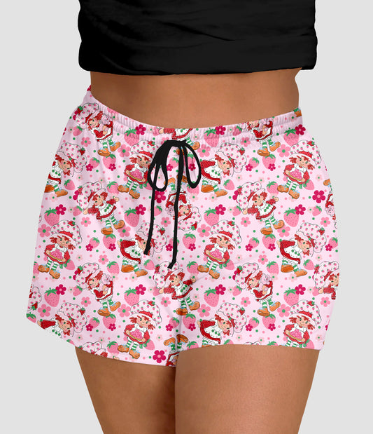 RTS - Sweet Strawberry Jogger Shorts