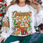 XMAS IN JULY-UPPIDY HOLIDAY-CREWNECK SWEATSHIRT W/ SLEEVE PRINT