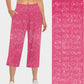 RTS - Watermelon Sparkle Capri Lounge Pants