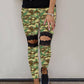 CAMO LACE KNEE FULL/DIPPED LACE CAPRI/SIDE LACE CAPRI