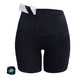 CONCEAL CARRY RUN- SOLID BLACK BIKER SHORTS