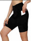 POCKET BIKER SHORTS-PLUM PURPLE