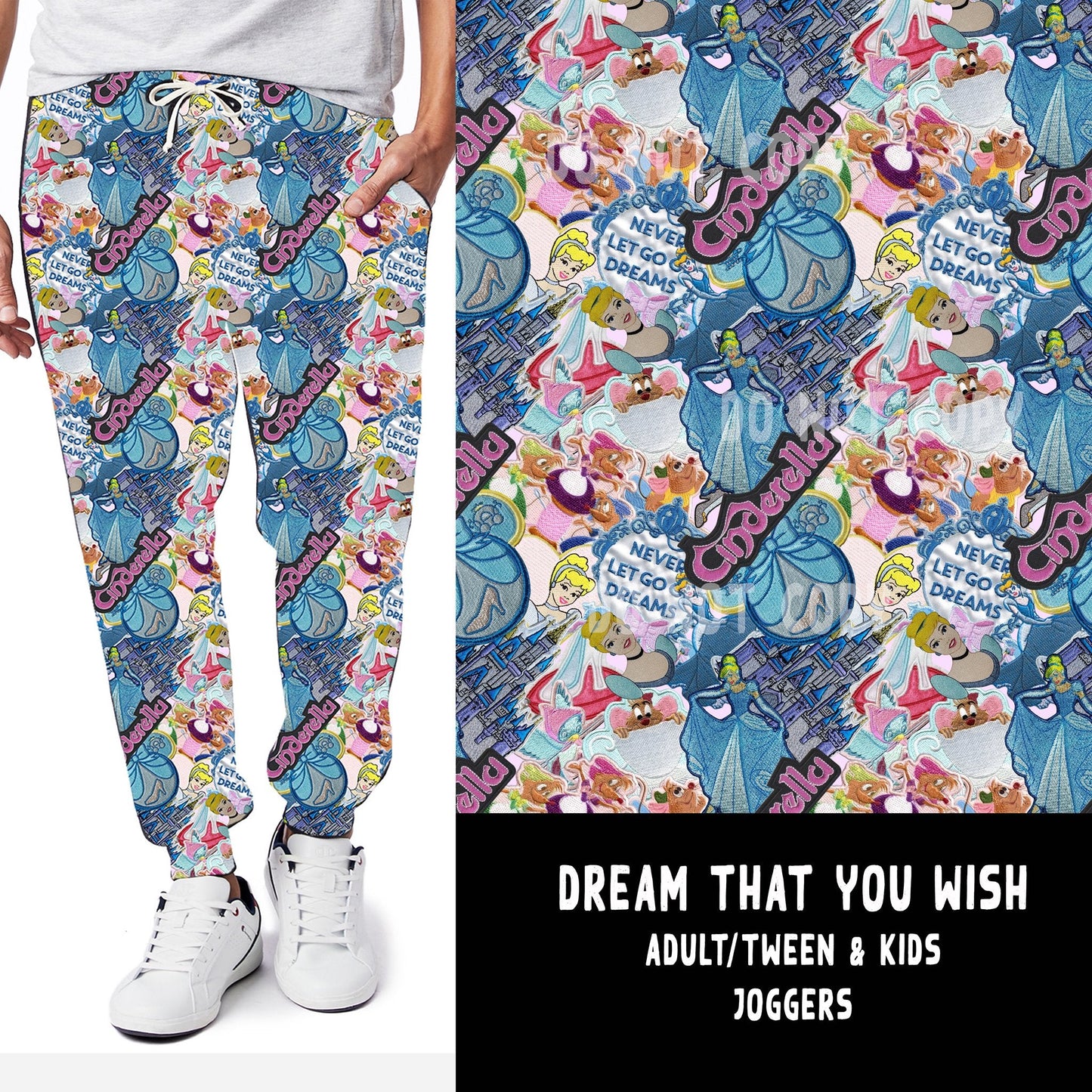 PATCH RUN-DREAM YOU WISH PATCHES LEGGINGS/JOGGERS