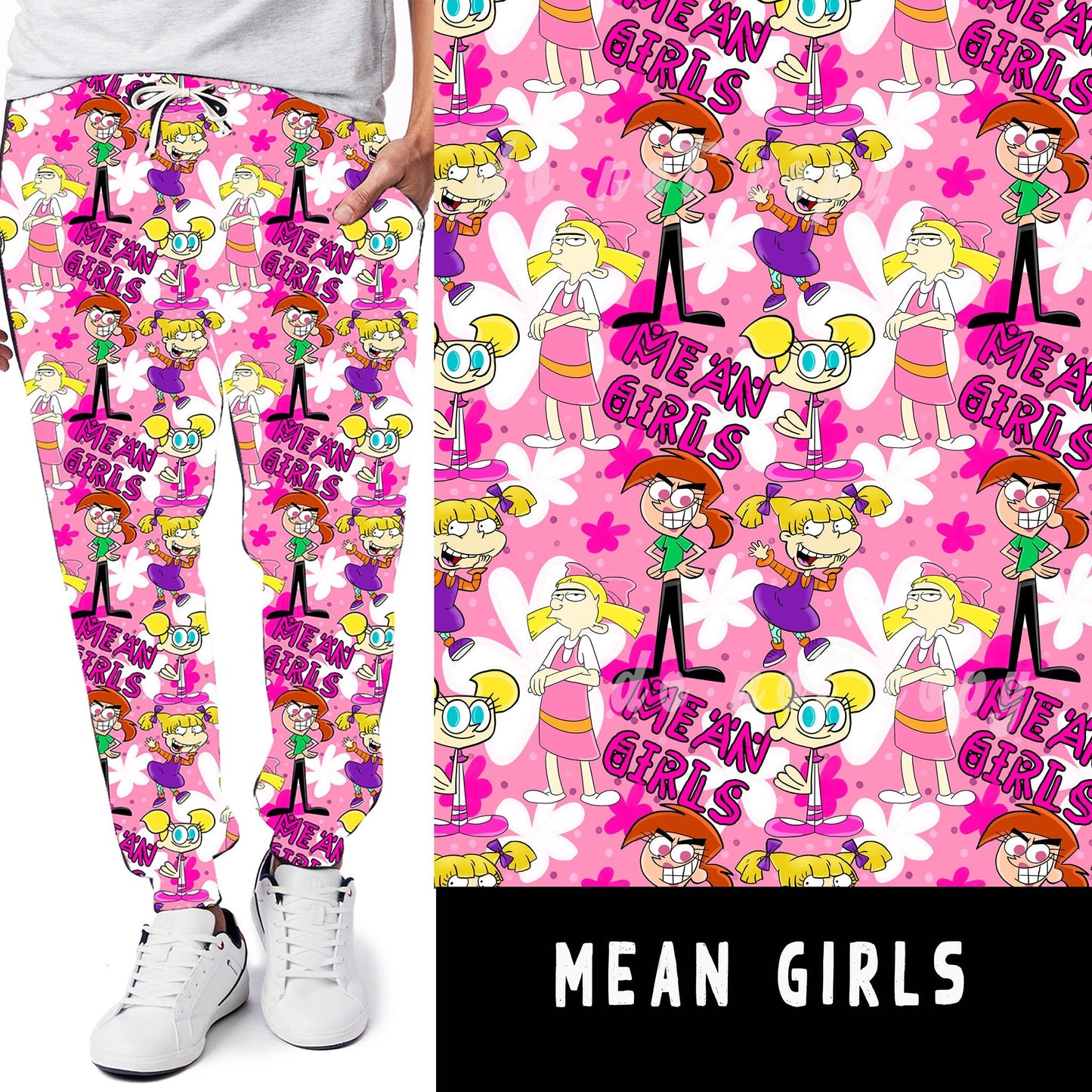 90'S TOON RUN- MEAN GIRLS LEGGINGS/JOGGERS