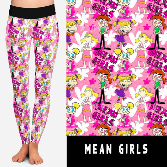 90'S TOON RUN- MEAN GIRLS LEGGINGS/JOGGERS