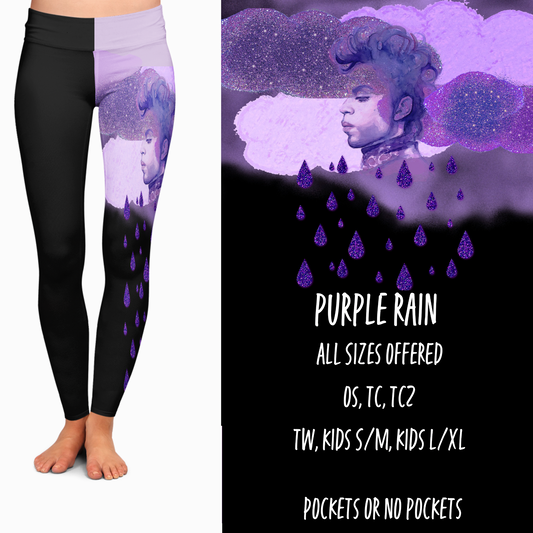 BATCH 64-PURPLE RAIN LEGGINGS/JOGGERS