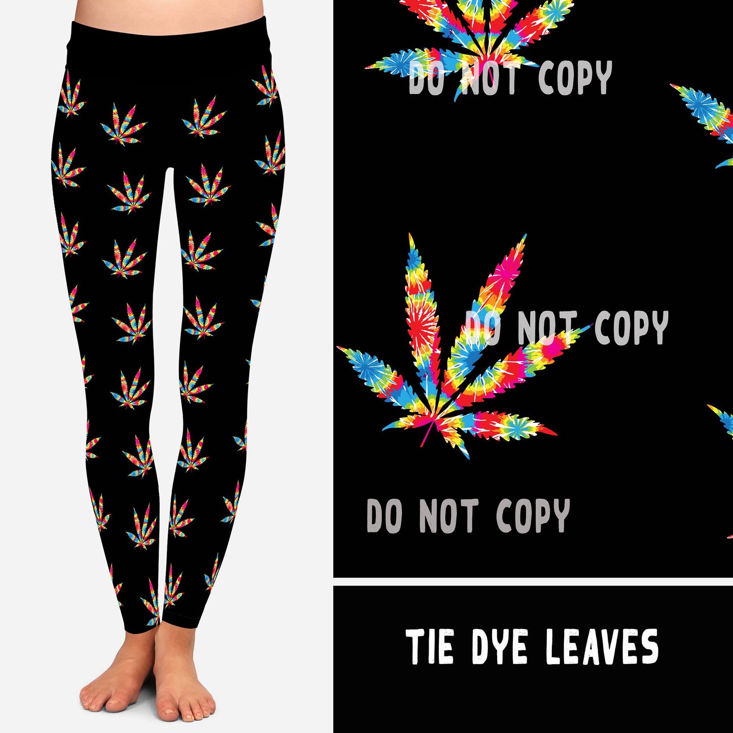 BATCH 60-TIE DYE LEAVES LEGGINGS/JOGGERS