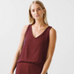 LC RUN- MAROON LOUNGE TANK