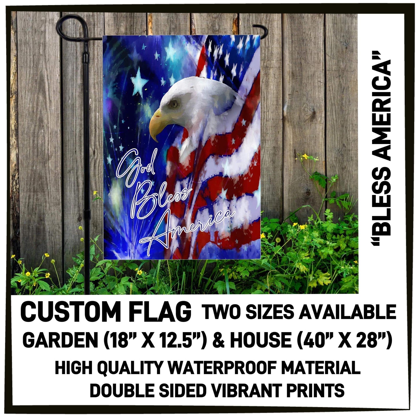 RTS - Bless America Custom Flag